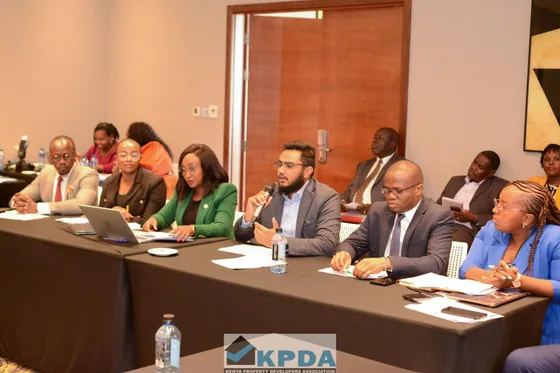 Mohsin Adamjee presenting on behalf of the Kenya Property Developers Association