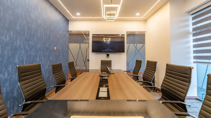 The main boardroom at the Adamjee Auditors Nairobi office