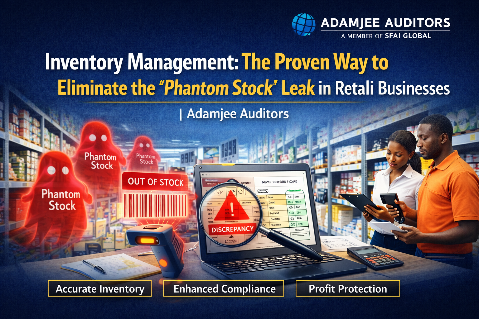Read more about the article Inventory Management: The Proven Way to Eliminate the Phantom Stock Leak in Retail Businesses | Adamjee Auditors
