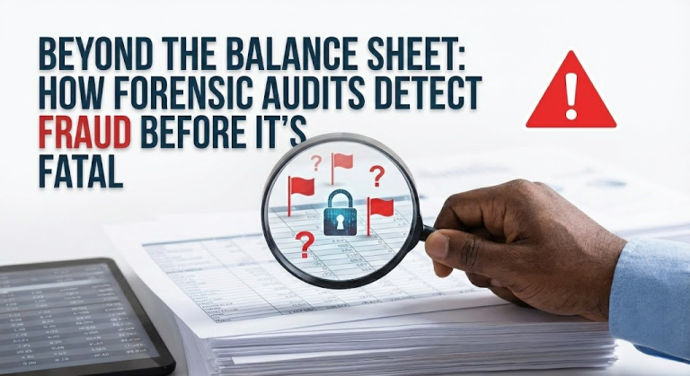 Read more about the article Beyond the Balance Sheet: How Forensic Audits Detect Fraud Before It’s Fatal