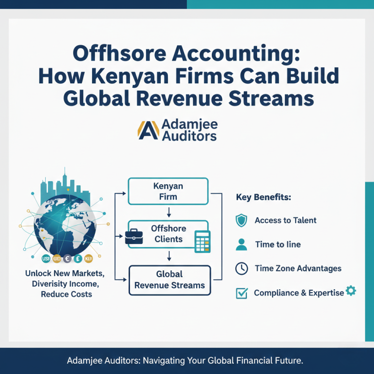 Read more about the article Offshore Accounting: How Kenyan Firms Can Build Global Revenue Streams | Adamjee Auditors