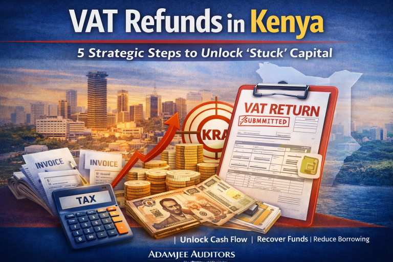 Read more about the article VAT Refunds in Kenya: 5 Strategic Steps to Unlock ‘Stuck’ Capital | Adamjee Auditors