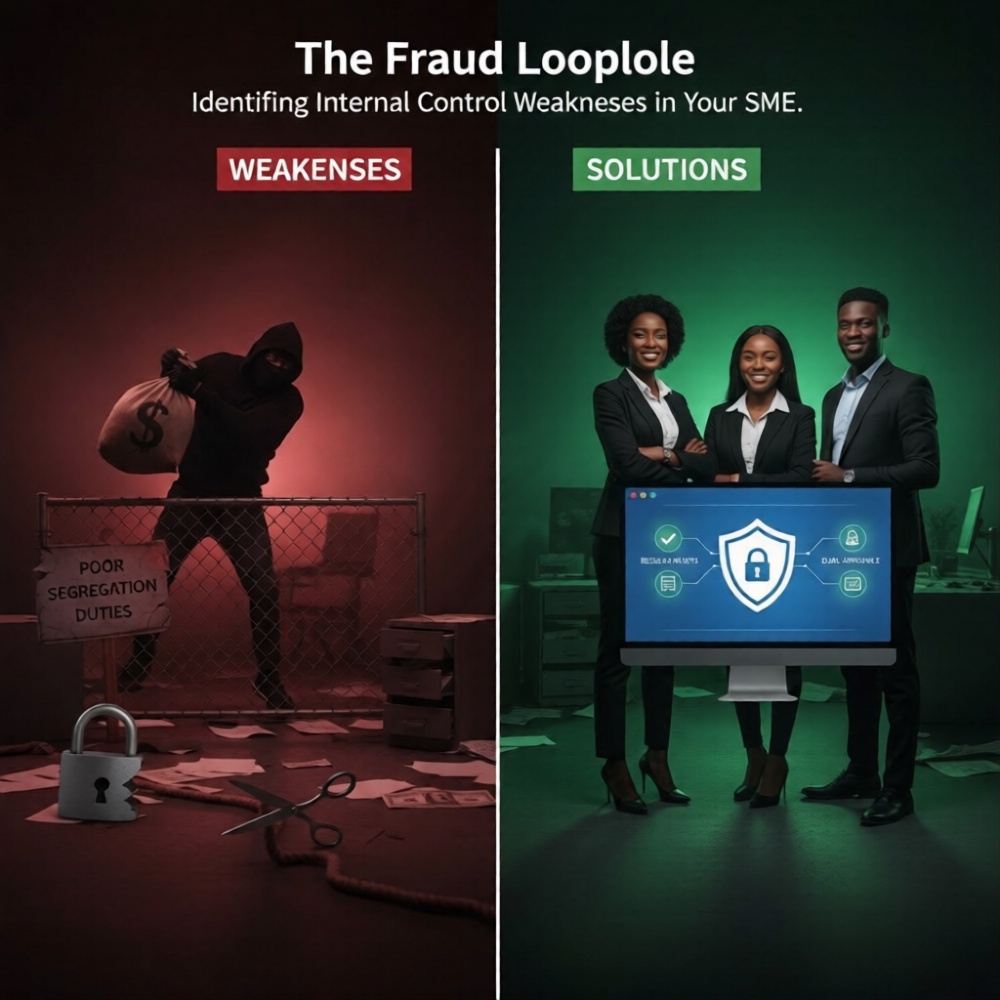 Read more about the article The Fraud Loophole: Identifying Internal Control Weaknesses in Your SME.