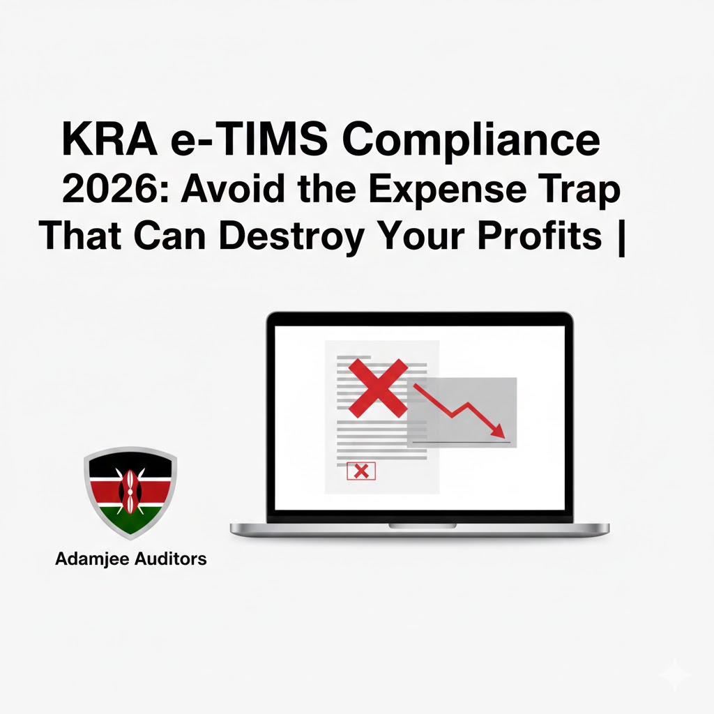 Read more about the article KRA eTIMS Compliance 2026: Avoid the Expense Trap That Can Destroy Your Profits | Adamjee Auditors