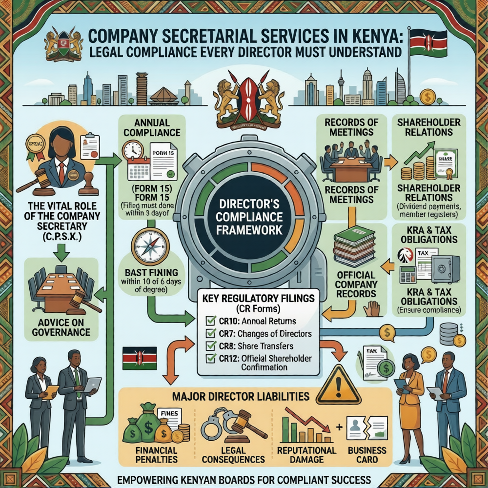 Read more about the article Company Secretarial Services in Kenya: Legal Compliance Every Director Must Understand