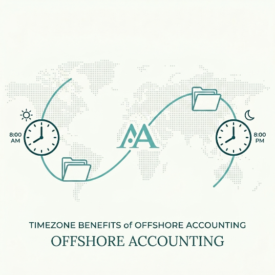 timezone benefits offshore accounting