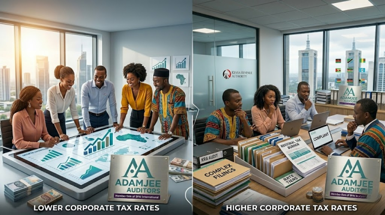 Read more about the article Corporate Tax Rates Kenya 2026: Understanding KRA Corporate Tax Changes | Adamjee Auditors